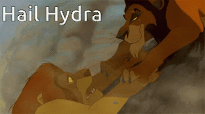 Lion Saying Hail Hydra GIF