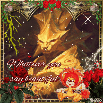 Lion With Words Whatever You Say Beautiful GIF