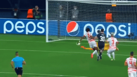 Lionel Messi Free Kick High Five  GIF