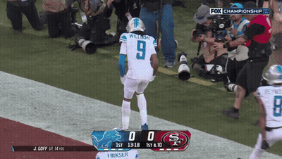 Lions Vs 49Ers Fox Championship Football Game GIF