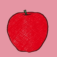 Lip Bite Eating Red Apple GIF