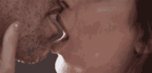 Lip Bite Tease Couple Romance Kissing GIF