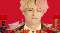 Lip Bite Tease Kpop BTS V Kim Tae Hyung GIF