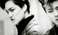 Lip Bite Tease Kpop EXO Kai GIF
