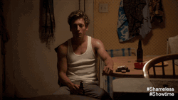 Lip Gallagher Drinking Alone Showtime GIF