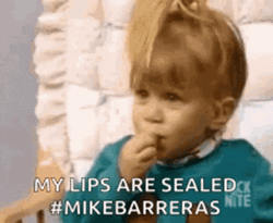 Lips Sealed Cute Baby Girl GIF