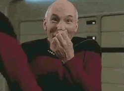 Lips Sealed Star Trek Patrick Stewart  GIF