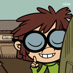 Lisa Loud Hit By Laser GIF