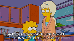 Lisa Simpson Big Hit The Simpsons  GIF