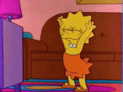 Lisa Simpson Cabbage Patch Dance GIF