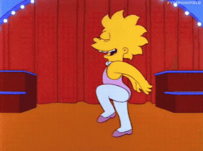 Lisa Simpson Dancing On Stage GIF