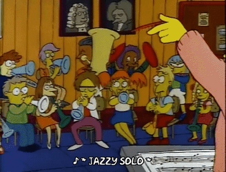 Lisa Simpson Kicked Out From Band Practice GIF