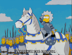 Lisa Simpson Knight GIF