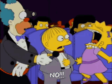 Lisa Simpson Screaming No Shocking Tongue Sticking Out GIF