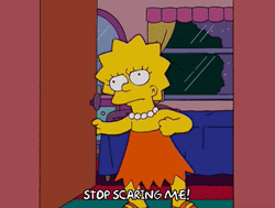 Lisa Simpson Slamming Door Scare