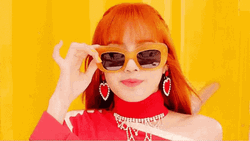 Lisa With Yellow Eyeglasses GIF