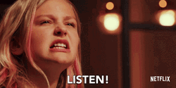 Listen Linda Annoyed Angelica Green GIF