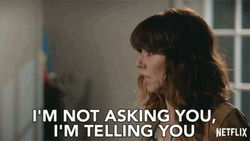 Listen Linda Annoyed Judy Hale Dead To Me GIF