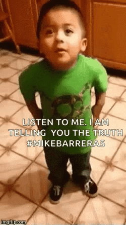 Listen Linda I'm Telling The Truth GIF