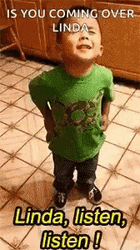 Listen Linda Is You Coming Over Meme GIF
