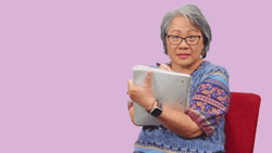 Listening Older Lady Counselor GIF