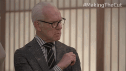 Listening Tim Gunn To Other Character GIF