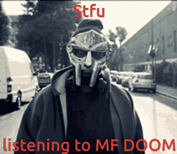 Listening To Mf Doom GIF