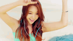 Listening To Music Girls Day Minah GIF