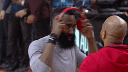 Listening To Music Houston Rockets NBA GIF