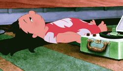 Listening To Music Lilo Stitch GIF