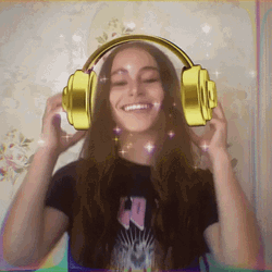Listening To Music Radio Disney Headphones GIF