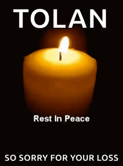 Lit Candle Named Tolan GIF