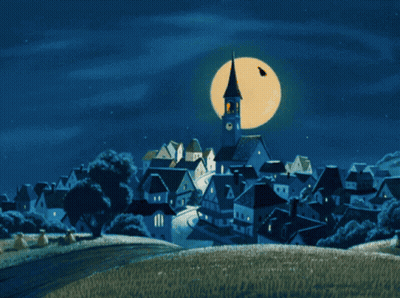 Lit Jack-O'-Lantern GIF