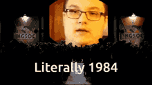 Literally 1984 Theatre Footage GIF