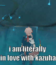 Literally In Love With Kazuha GIF