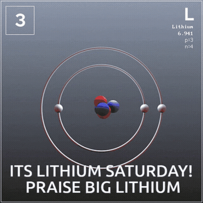 Lithium Atom Lithium Saturday Praise GIF