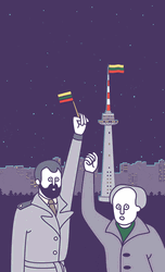 Lithuania Holiday Illustration GIF