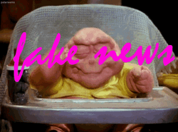 Little Alien Fake News GIF