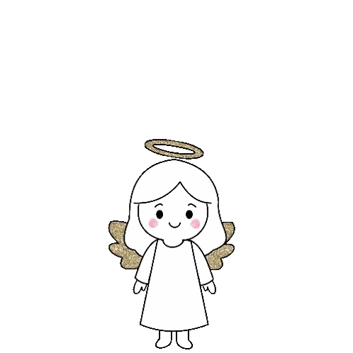Little Angel With Halo Sticker