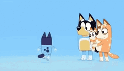 Little Bluey Dancing GIF