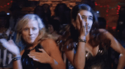 Little Boy Dancing In Back Seat Of Car GIF