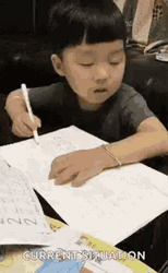 Little Boy Falling Asleep GIF