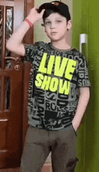 Little Boy Hats Off GIF