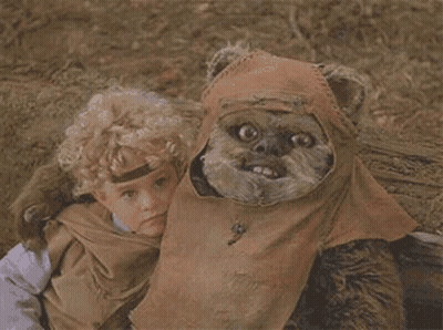 Little Boy Hugging Teddy Bear GIF