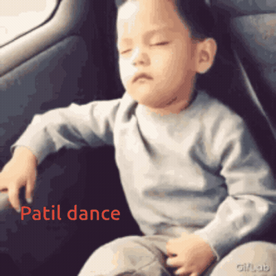 Little Boy In Back Seat With Patil Dance In Red GIF