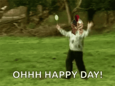 Little Boy In Helmet Holding Balloon In Field GIF