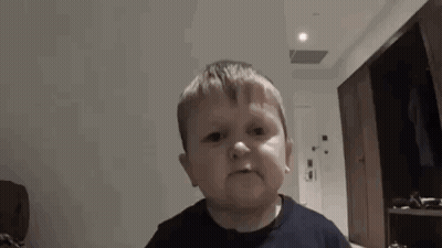 Little Boy Making Funny Face GIF
