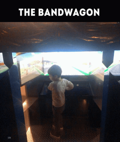 Little Boy Playing Video Game Bandwagon GIF