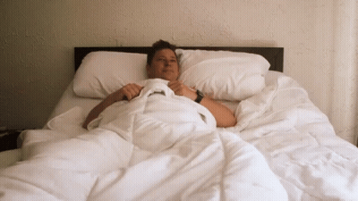 Little Boy Riding On Sleeping Man GIF