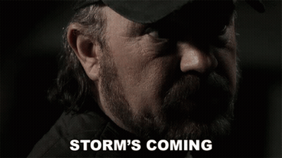 Little Boy Saying Storm's Coming Up Ani GIF